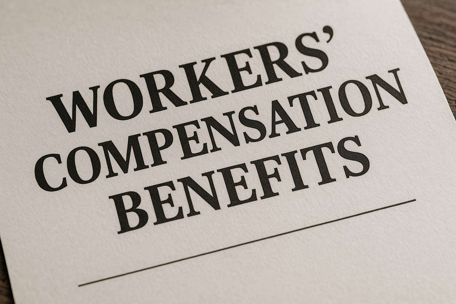 workers' compensation benefits graphic