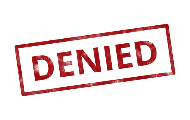 red denied stamp